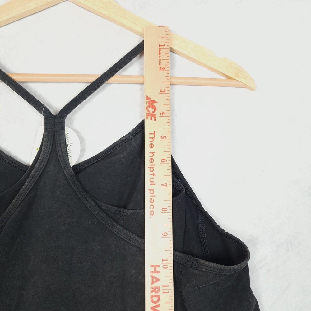 OFFLINE By Aerie Romper Womens XS Black V Neck Strappy Jersey Pockets One Piece - Picture 13 of 16
